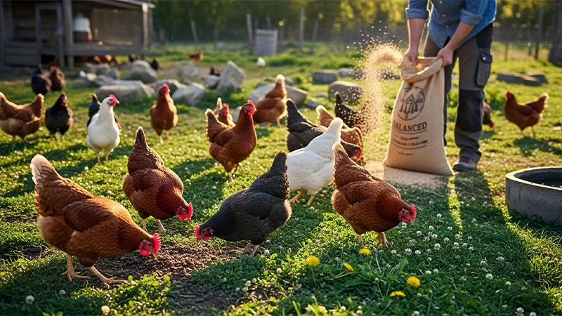 نقش خوراک طیور در پروار کردن طیور