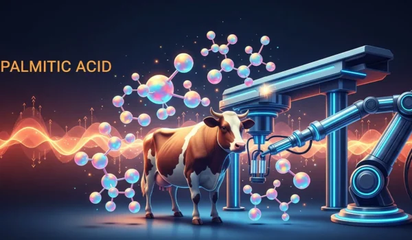 اثر افزودن اسید پالمیتیک در رژیم غذایی و فرکانس دوشش