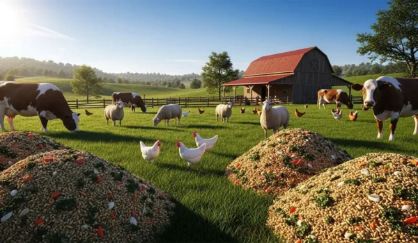 خوراک ارگانیک برای دام و طیور