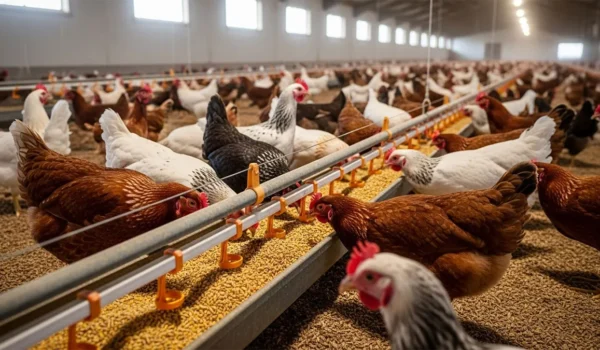 غذا برای مرغ تخم گذار
