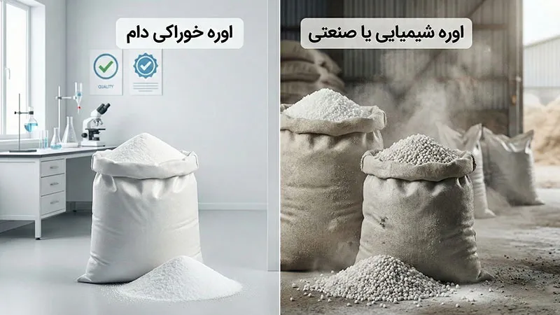 تفاوت اوره شیمیایی و اوره خوراکی